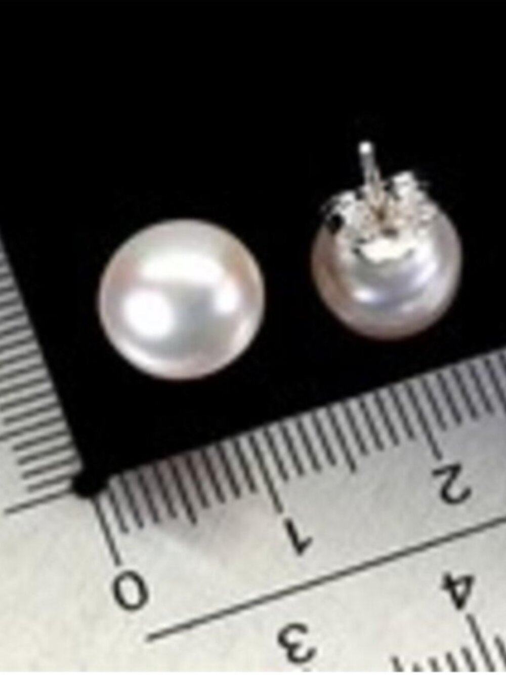Sterling Silver Genuine Pearl earrings